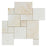 White Cross Cut Onyx Mosaic - Opus Mini Pattern Polished