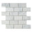 Oriental White Marble Mosaic - 2" x 4" Beveled Brick Polished
