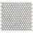 Oriental White Marble Mosaic - Penny Round Polished
