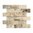 Philadelphia Travertine Mosaic - 2" x 4" Brick Split Face