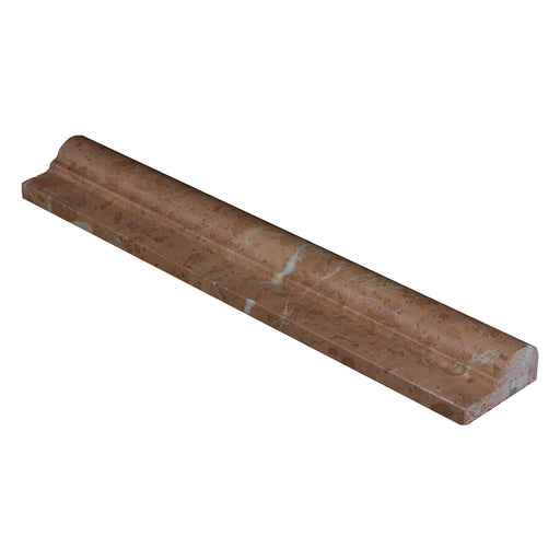 Rojo Alicante Marble Liner - 2" x 12" F1 Chair Rail Polished