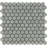 Tao Gray Marble Mosaic - 1" Hexagon Polished