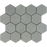 Tao Gray Marble Mosaic - 3" Hexagon Polished