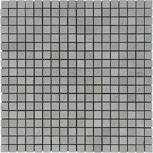 Tao Gray Marble Mosaic - 5/8" x 5/8" Polished