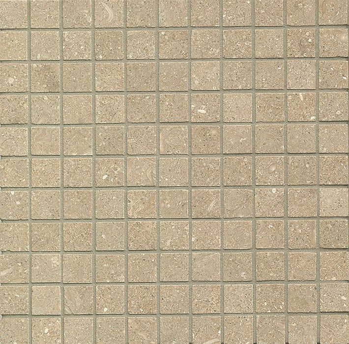 Seagrass Limestone Mosaic - 1" x 1" Honed
