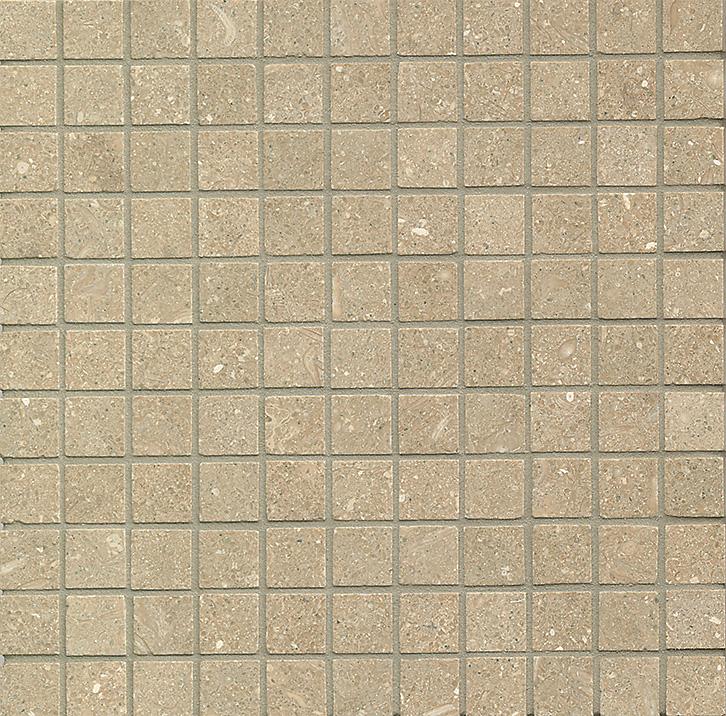 Seagrass Limestone Mosaic - 1" x 1" Honed