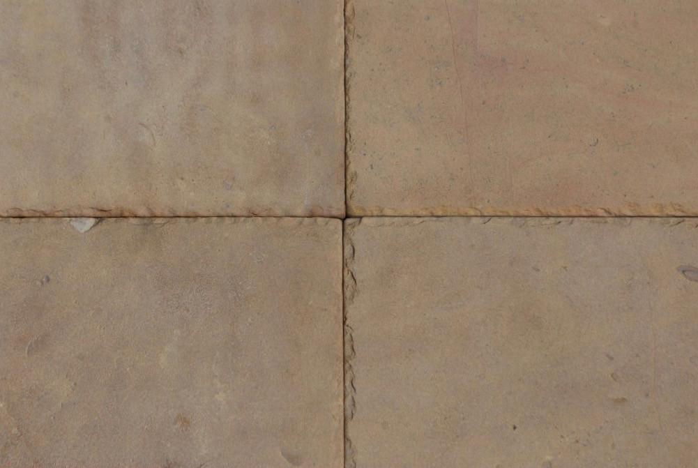 Sunflower Limestone Tile - 12" x 12" x 3/8" Chiseled & Tumbled