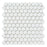 Thassos White Marble Mosaic - 1" Hexagon Honed