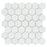 Thassos White Marble Mosaic - 2" Hexagon Honed