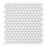 Thassos White Marble Mosaic - Penny Round Polished