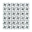 Thassos White Marble Mosaic - 5/8" x 1 1/4" Pinwheel with Gray Dots Polished