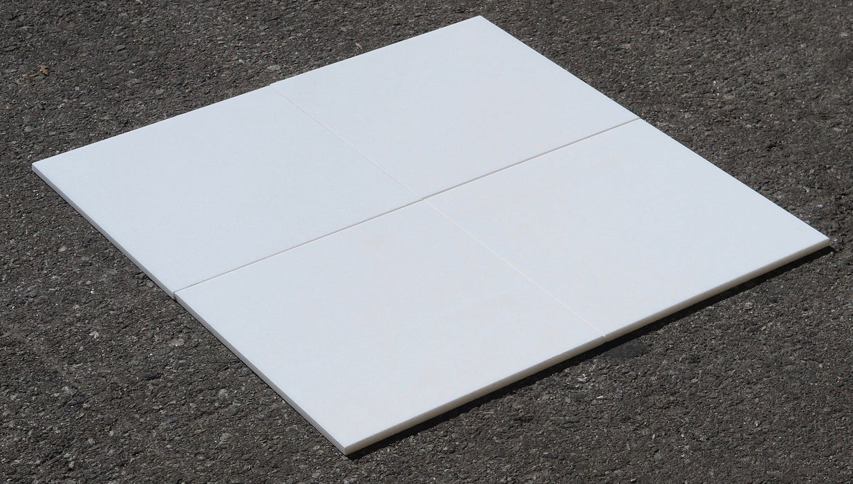Thassos White Marble Tile - 12" x 12" x 3/8"