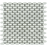 White Carrara Marble Mosaic - Oval Polished