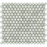 White Carrara Marble Mosaic - Penny Round Polished