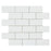 Thassos White Marble Mosaic - 2" x 4" Brick Polished