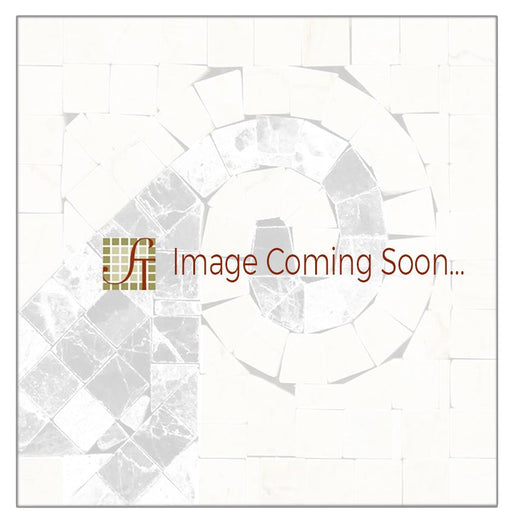 Crema Marfil Marble Border - Wave Border Corner with Emperador Dark Polished