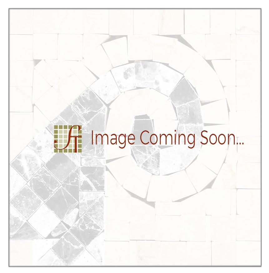Crema Marfil Marble Border - Wave Border Corner with Emperador Dark Polished