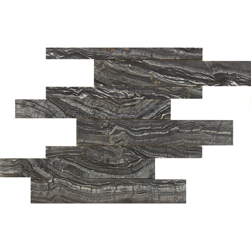 Black Forest Marble Mosaic - Cultured Brick Polished