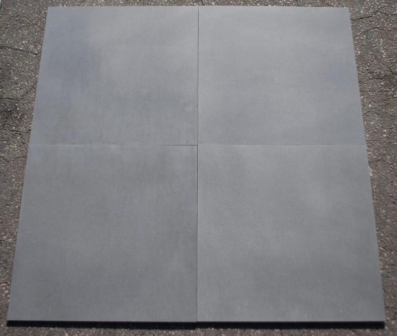  Honed Basalt Grey Basalt Tile - 24" x 24" x 1/2"