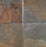 Full Tile Sample - China Multi Color Slate Tile - 16" x 16" x 3/8" - 1/2" Natural Cleft Face, Gauged Back