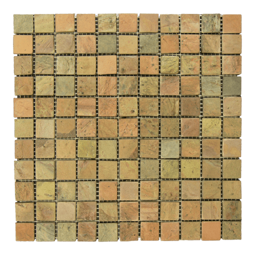 Copper Slate Mosaic - 1" x 1" Tumbled