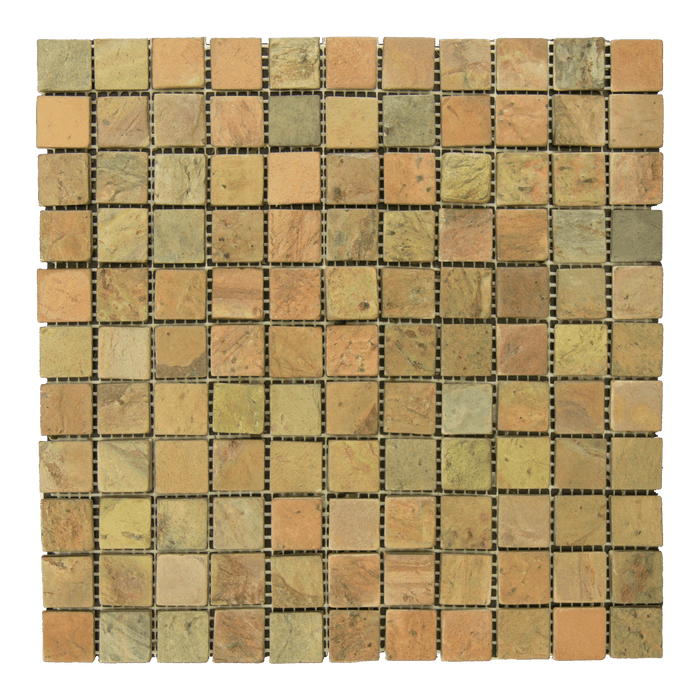 Copper Slate Mosaic - 1" x 1" Tumbled