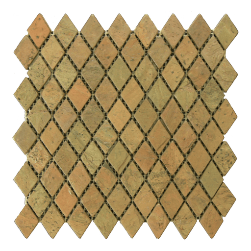 Copper Slate Mosaic - 1" x 2" Diamond Tumbled
