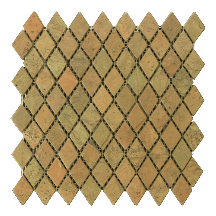 Copper Slate Mosaic - 1" x 2" Diamond Tumbled
