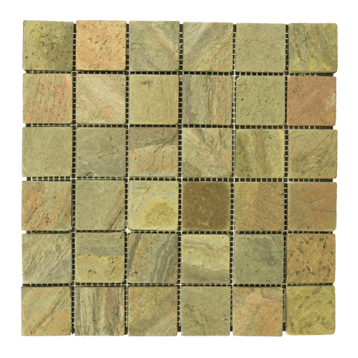 Copper Slate Mosaic - 2" x 2" Tumbled