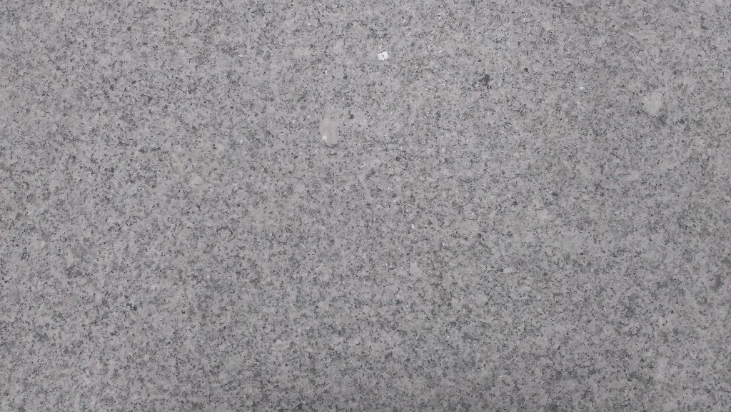 Full Tile Sample - Crystal White Granite Tile - 24" x 24" x 5/8" Flamed