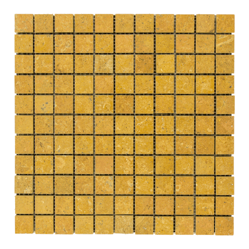 Inca Gold Marble Mosaic - 1" x 1" Polished