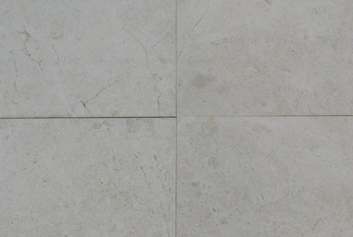 Full Tile Sample - Ivory Cream Marble Tile - 16" x 16" x 1/2" Polished