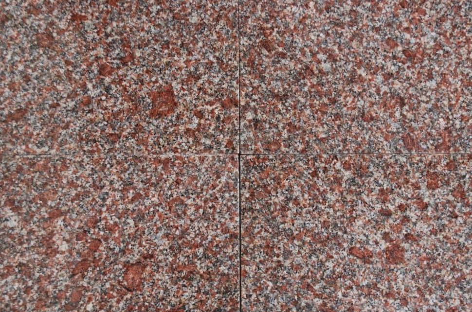 Full Tile Sample - Mahogany Granite Tile - 12" x 12" x 3/8" Polished