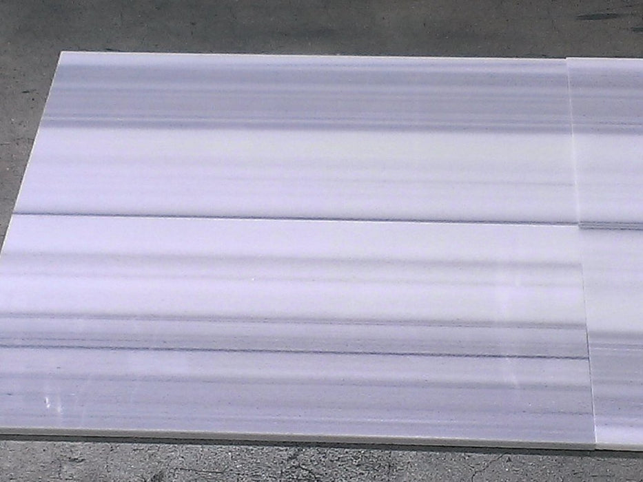 Polished Marmara Striato Marble Tile - 12" x 24" x 3/8" 