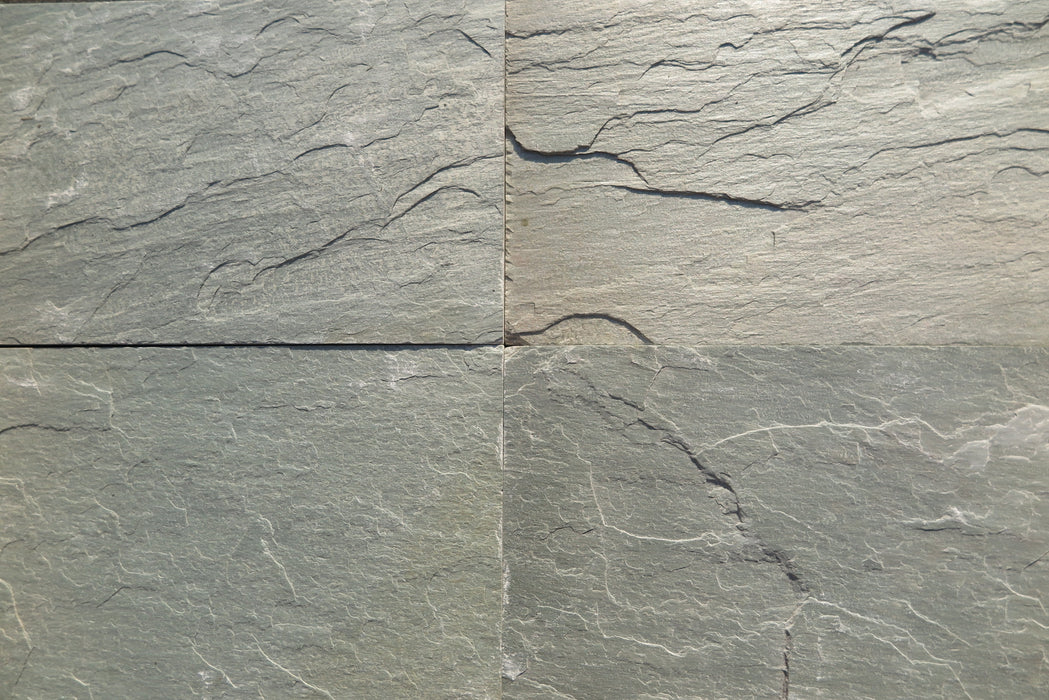 Onyx Green Slate Tile - Natural Cleft Face & Back