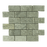 Ostrich Gray Slate Mosaic - 2" x 4" Brick Tumbled