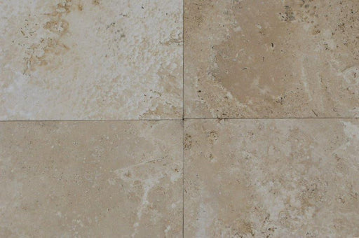 Full Tile Sample - Saturnia Travertine Tile - 18" x 18" x 1/2" Honed