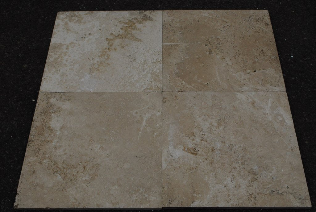 Saturnia Travertine Tile - 18" x 18" x 1/2" 