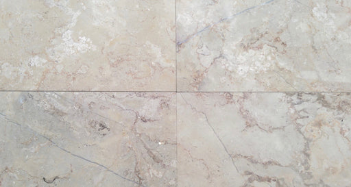 Full Tile Sample - Sierra Light Marble Tile - 18" x 18" x 1/2" Polished