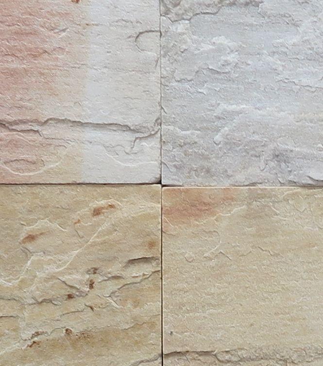Full Tile Sample - Stony Mountain Slate Tile - 12" x 12" x 3/8" Natural Cleft Face, Gauged Back