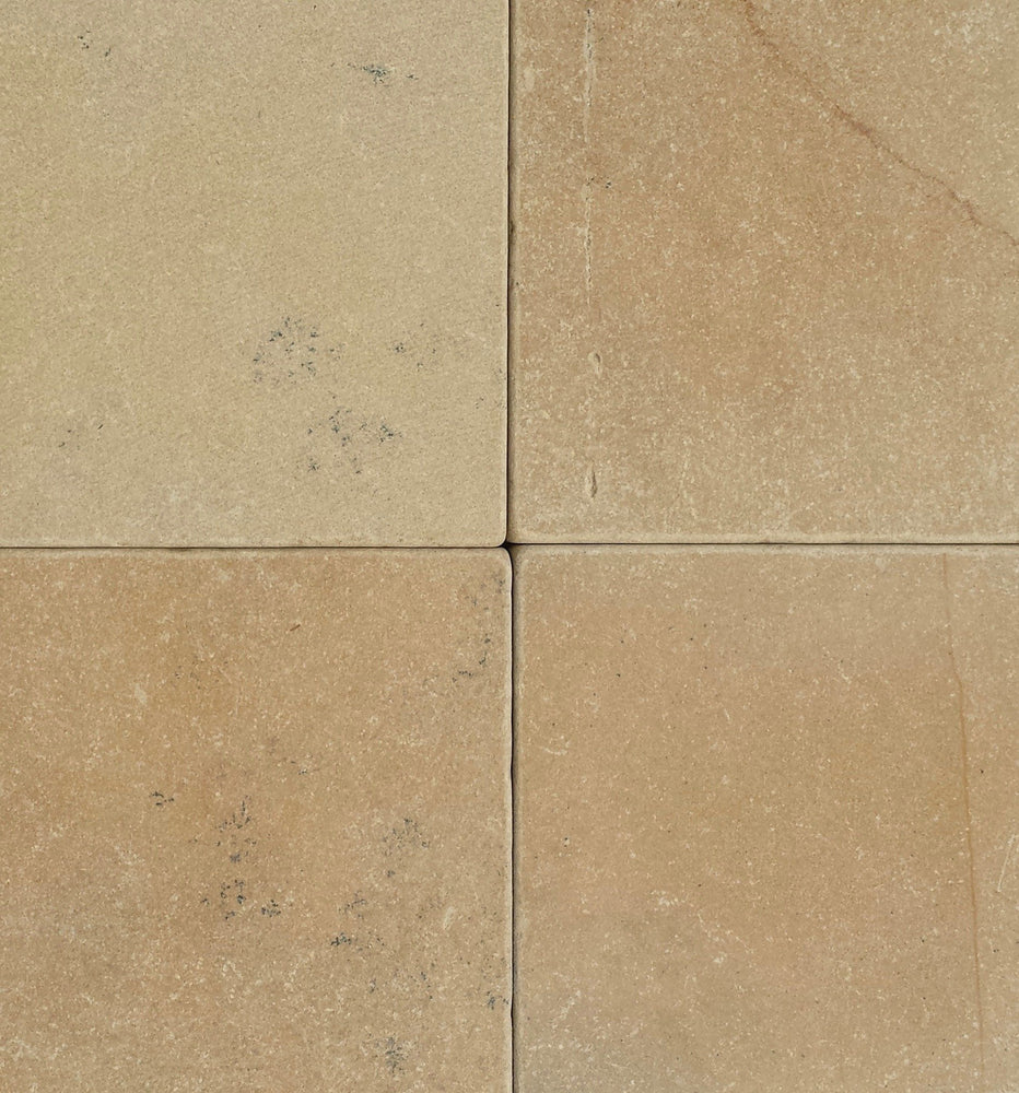 Full Tile Sample - Sunflower Limestone Tile - 4" x 4" x 3/4" Tumbled