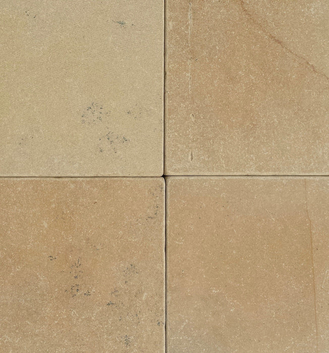Full Tile Sample - Sunflower Limestone Tile - 4" x 4" x 3/4" Tumbled