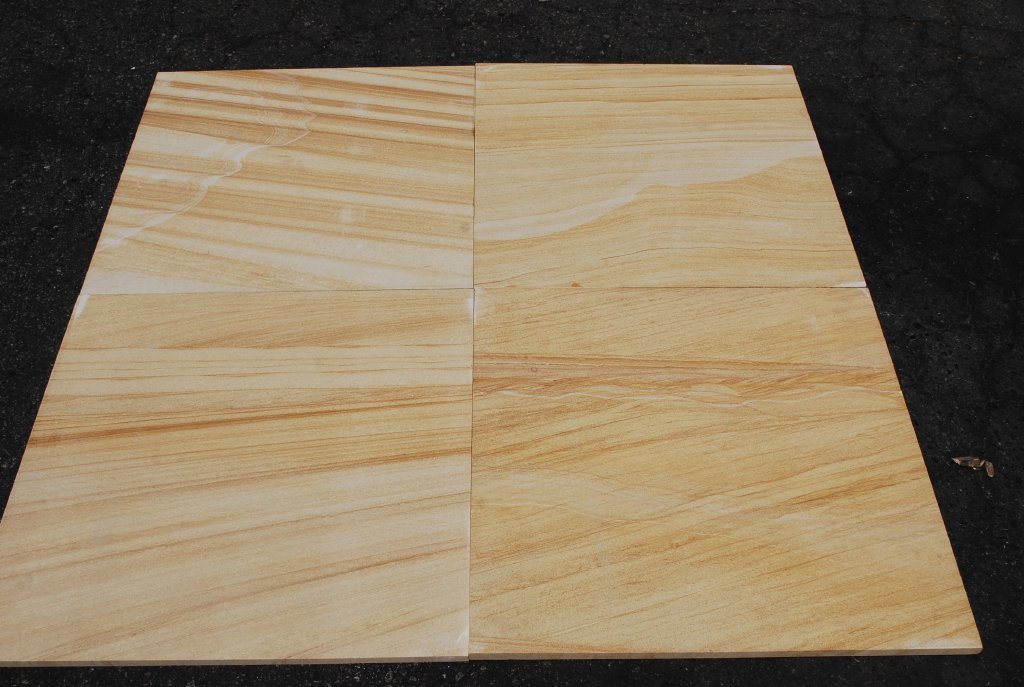 Teakwood Sandstone Tile Honed