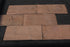 Tea Rose Sandstone Tile Natural Cleft Face, Gauged Back