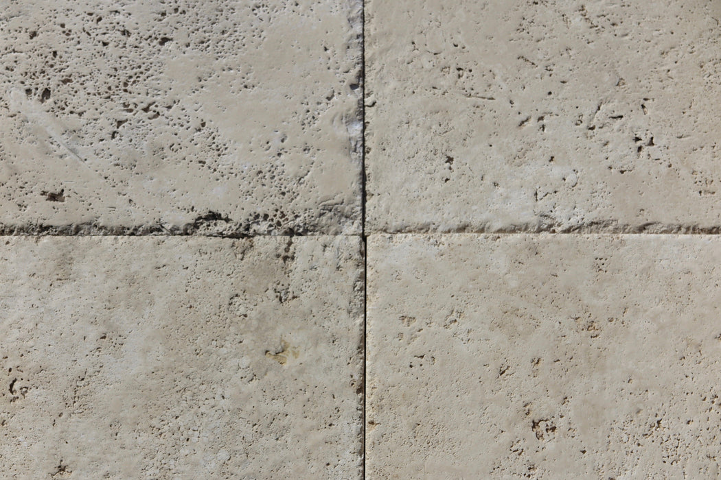 Turco Classico Cross Cut Travertine Tile - Chiseled & Brushed