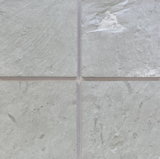 Full Tile Sample - Unfading Green Slate Tile - 12" x 12" x 1/4" Natural Cleft Face, Gauged Back
