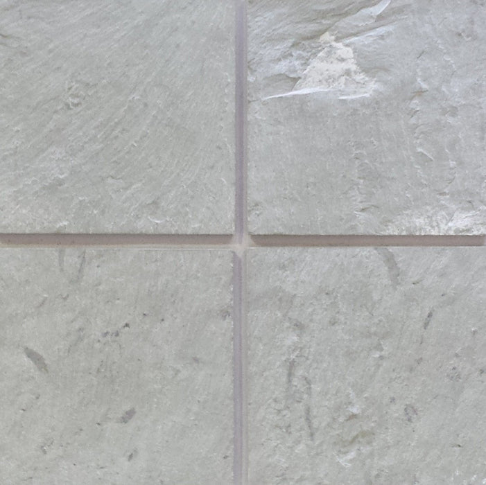 Full Tile Sample - Unfading Green Slate Tile - 12" x 12" x 1/4" Natural Cleft Face, Gauged Back
