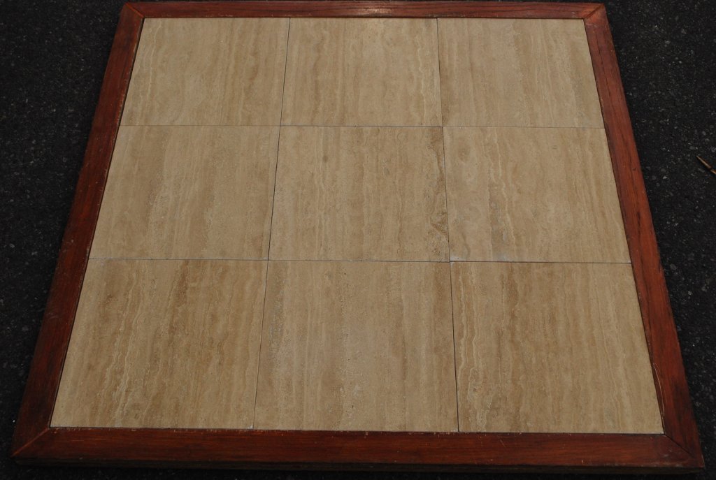 Honed Walnut Travertine Tile - 12" x 12" x 3/8"