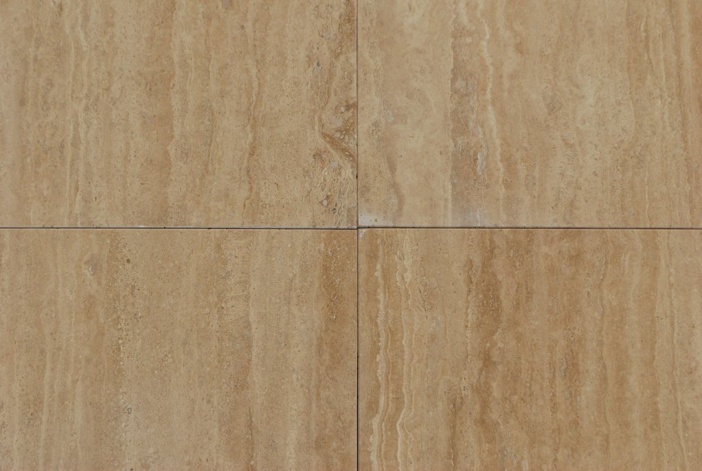 Full Tile Sample - Walnut Travertine Tile - 12" x 12" x 3/8" Honed